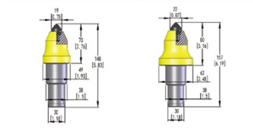 38MM Step Shank